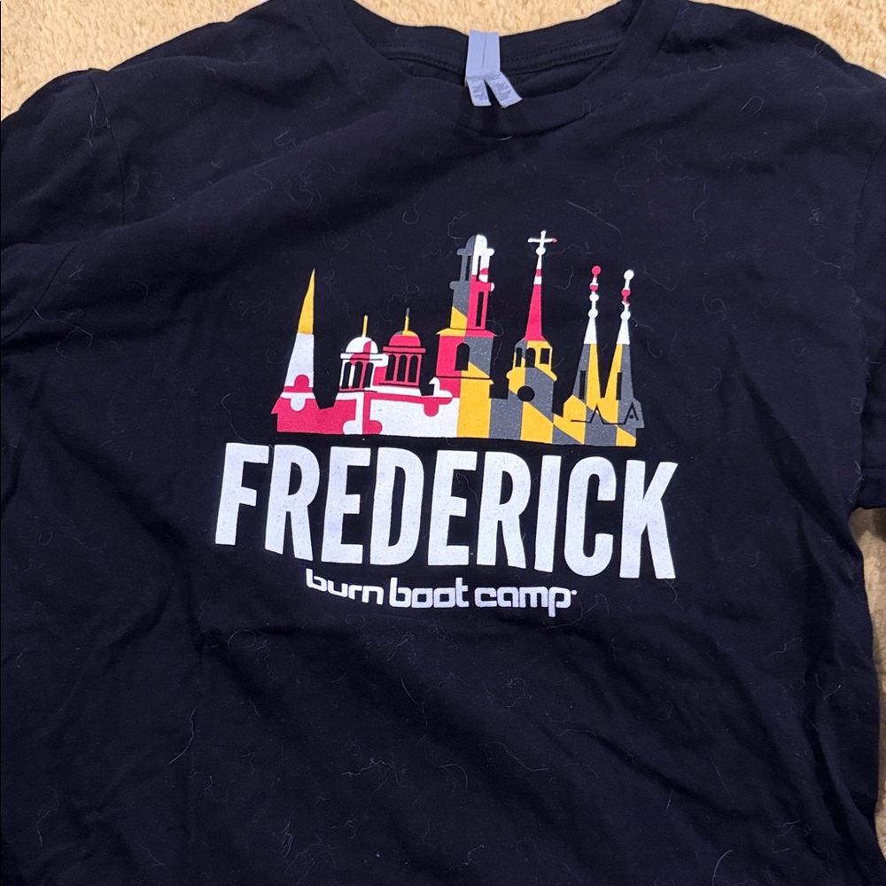 Burn Boot Camp Frederick Skyline Tee - Black